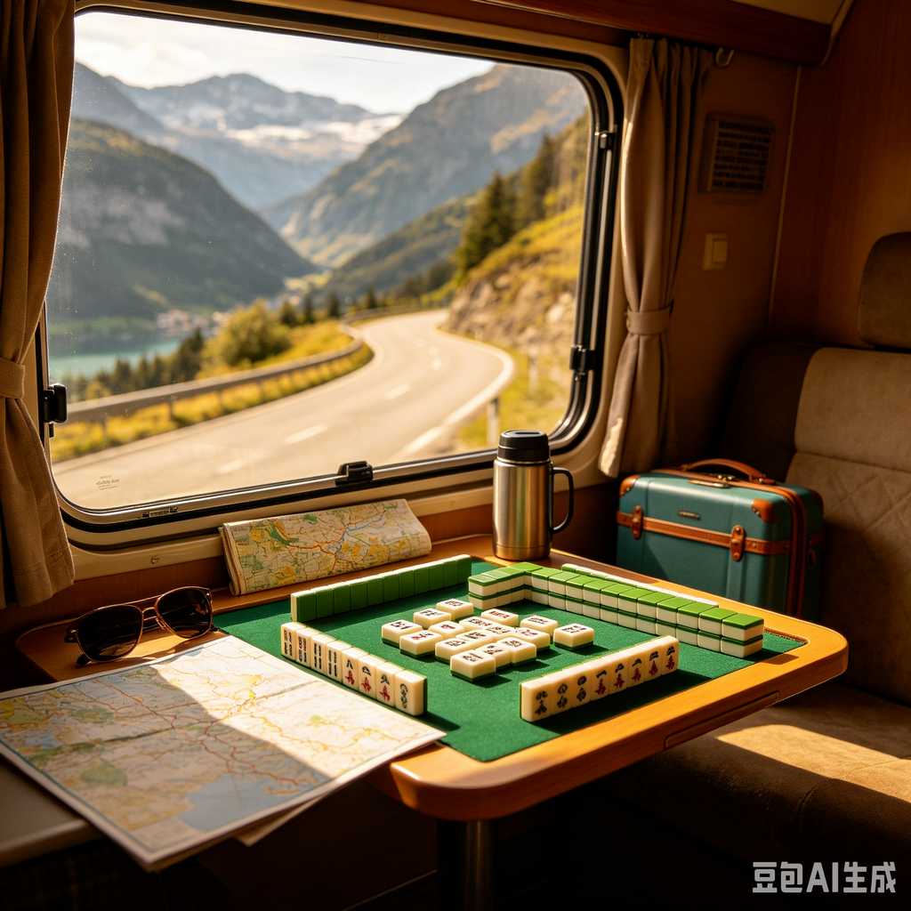 picnic mahjong set portable